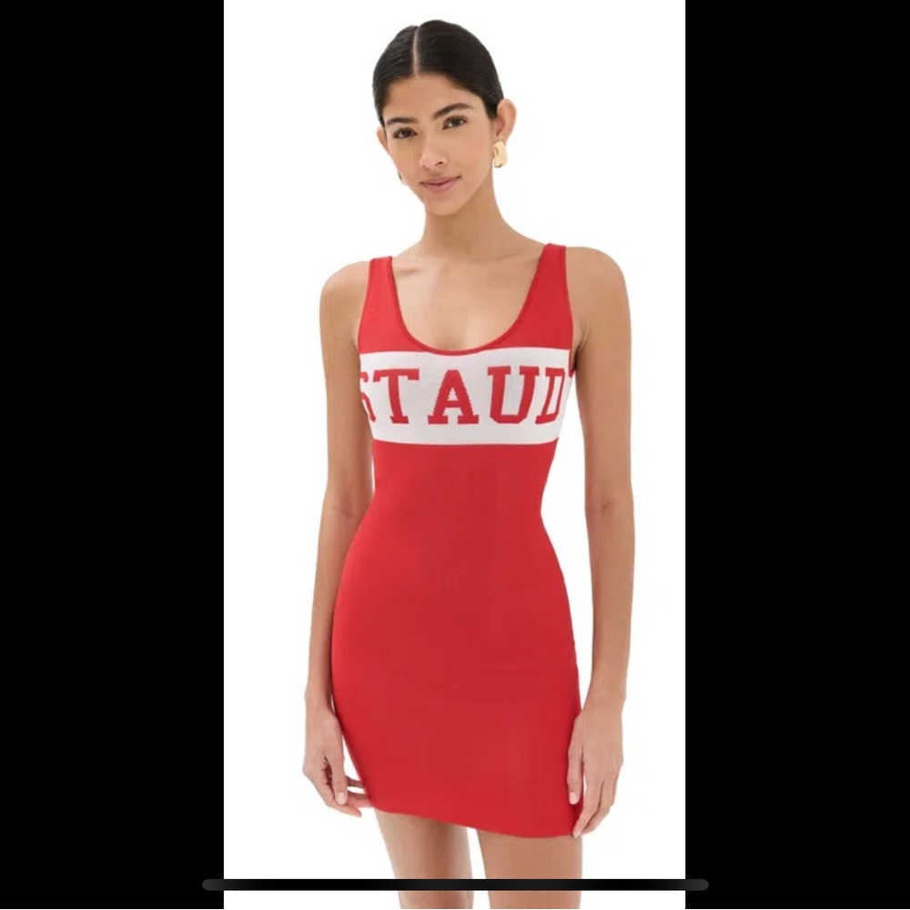 STAUD
Lifeguard Dress Red Rose